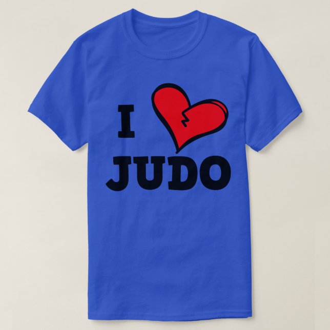 Camiseta Eu amo o Judo (Frente do Design)