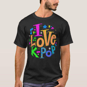 Camiseta Eu amo o KPop