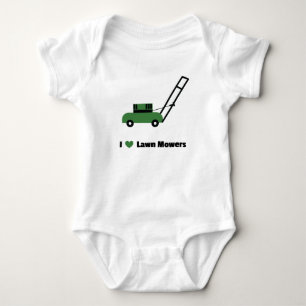 Camiseta Eu amo o Lawn Mowers