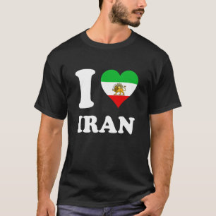 Camiseta Eu Amo O Leão Iraniano