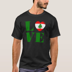 Camiseta Eu amo o Líbano
