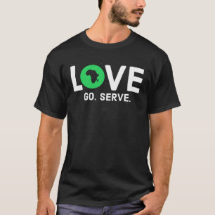 Camiseta Eu Amo o Mapa da África