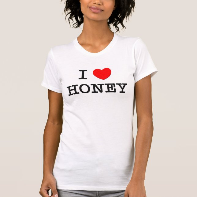 Camiseta Eu amo o MEL (a comida) (Frente)