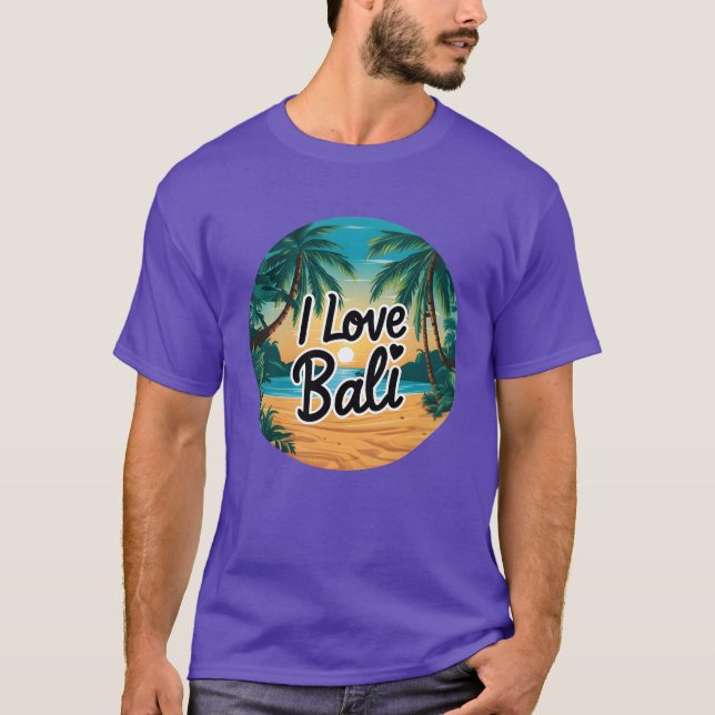 Camiseta Eu amo o menino de Bali (Frente)