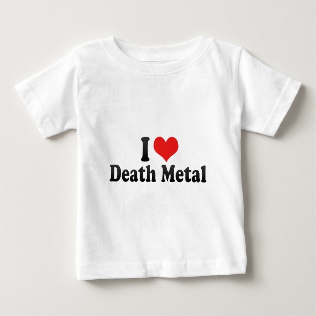Camiseta Eu amo o metal da morte (Frente)