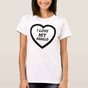 Camiseta Eu amo o meu Abuelo