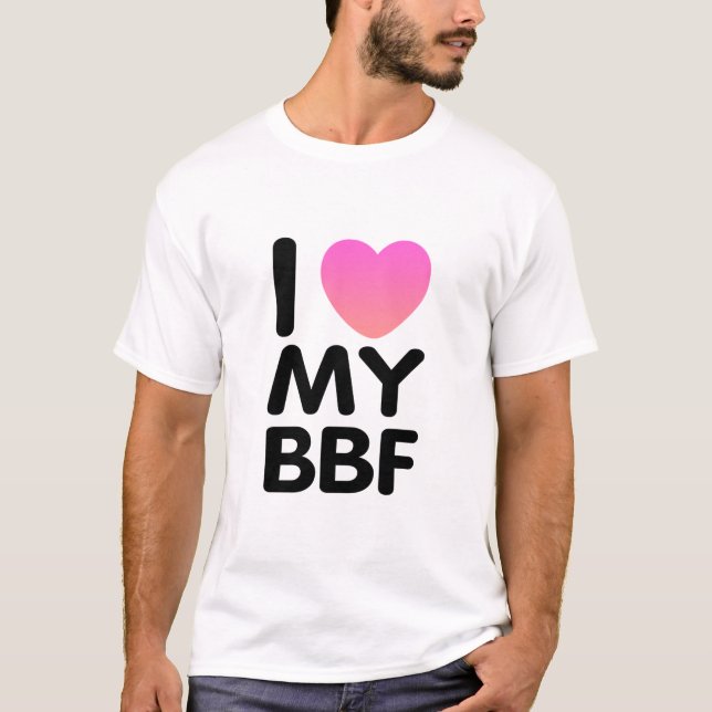 Camiseta Eu Amo O Meu BFF (Frente)