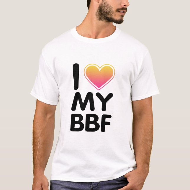 Camiseta Eu Amo O Meu BFF (Frente)