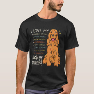 Camiseta Eu Amo O Meu Cachorro Cachorro Cachorro Mãe Pai En