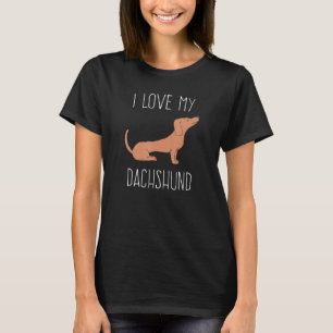 Camiseta Eu Amo O Meu Cachorro De Sabor
