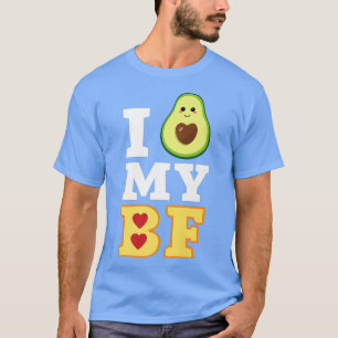Camiseta Eu Amo O Meu Casal Do Bf Avocado Toast Lover Fu