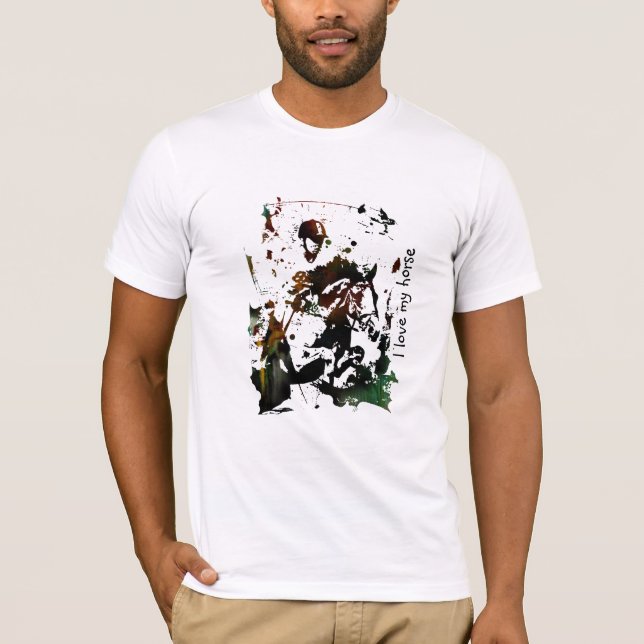 Camiseta Eu amo o meu cavalo (Frente)