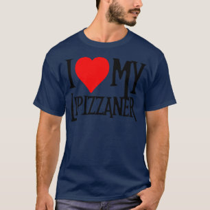 Camiseta Eu amo o meu Cavalo Lipizzaner 1
