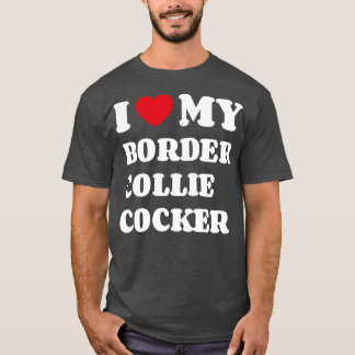Camiseta Eu Amo O Meu Cocker De Borda