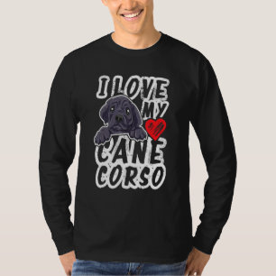 Camiseta Eu Amo O Meu Corso De Cane