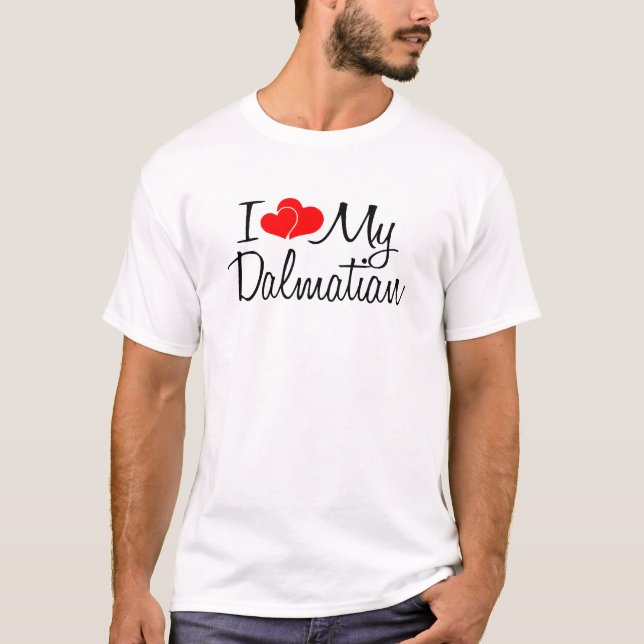 Camiseta Eu Amo O Meu Dalmaciano (Frente)