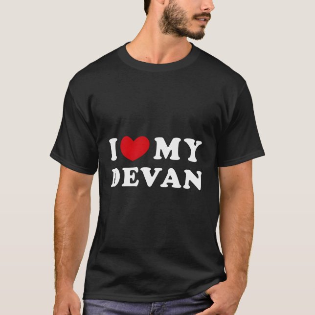 Camiseta Eu Amo O Meu Devan. (Frente)