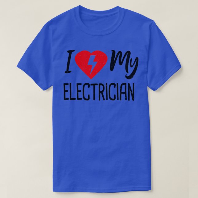 Camiseta Eu Amo O Meu Eletricista (Frente do Design)