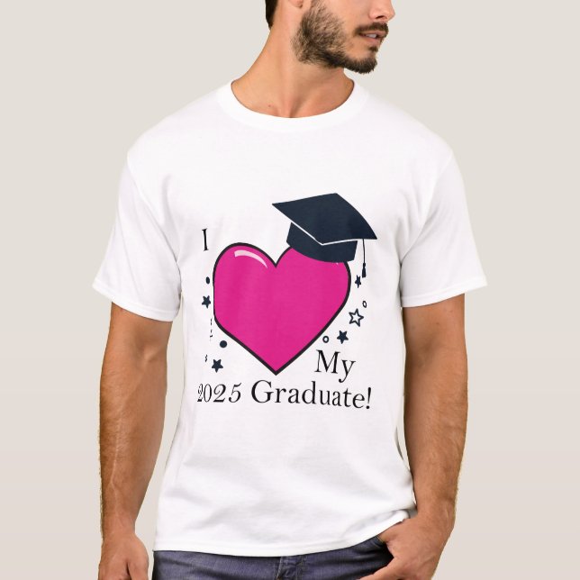 Camiseta Eu Amo O Meu Formando 2025 (Frente)