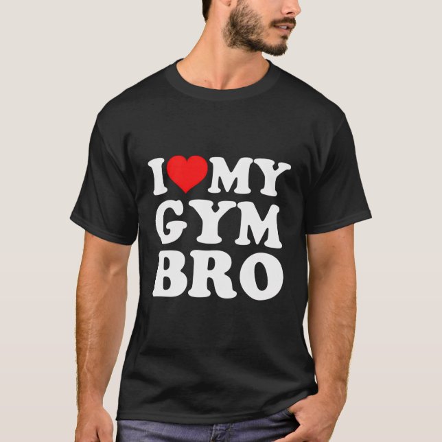Camiseta Eu Amo O Meu Irmão De Gym (Frente)