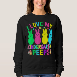 Camiseta Eu Amo O Meu Jardim Infantil De Ovos De Páscoa Da