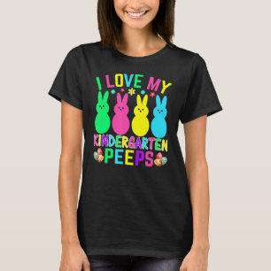 Camiseta Eu Amo O Meu Jardim Infantil De Ovos De Páscoa Da