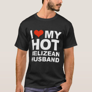 Camiseta Eu Amo O Meu Marido Beliziano Quente Casado Com A