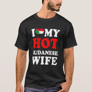 Camiseta Eu amo o meu marido santo sudanês