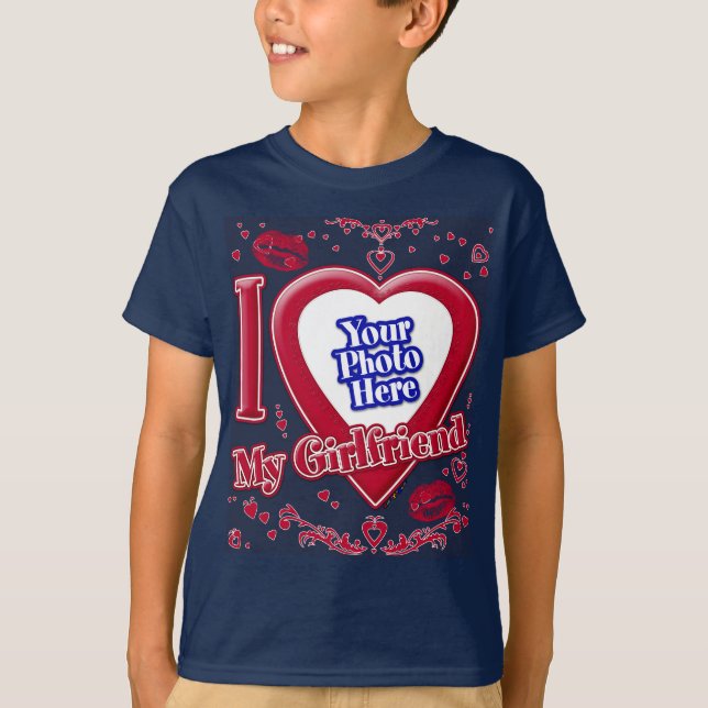 Camiseta Eu Amo O Meu Marinho Namorada (Frente)