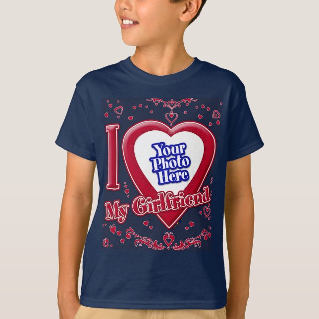Camiseta Eu Amo O Meu Marinho Namorada (Frente)