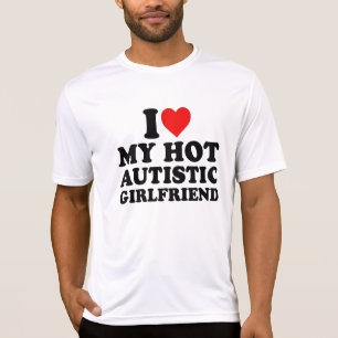 Camiseta Eu Amo O Meu Namorada Autista Quente