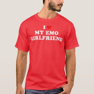 Camiseta Eu Amo O Meu Namorada De Emo