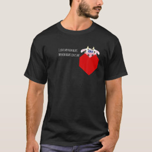 Camiseta Eu Amo O Meu Novo Paciente Cardíaco Com Válvula 