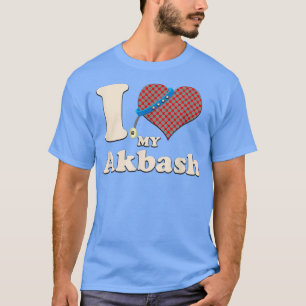 Camiseta Eu Amo O Meu Proprietário De Cachorro Akbash