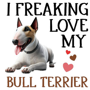 Camiseta Eu Amo O Meu Touro Terrier