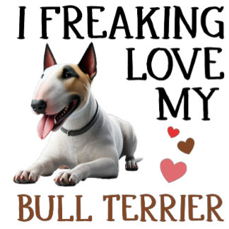 Camiseta Eu Amo O Meu Touro Terrier
