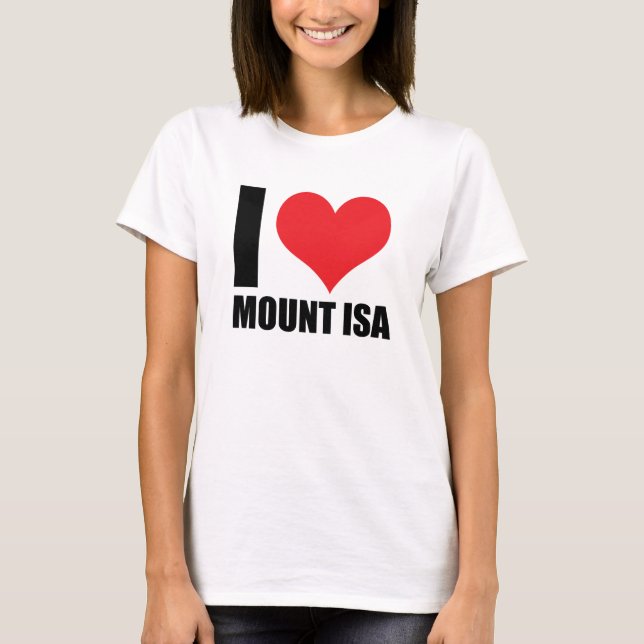 Camiseta Eu amo o Monte Isa (Frente)