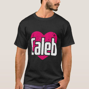 Camiseta Eu Amo O Nome Caleb.