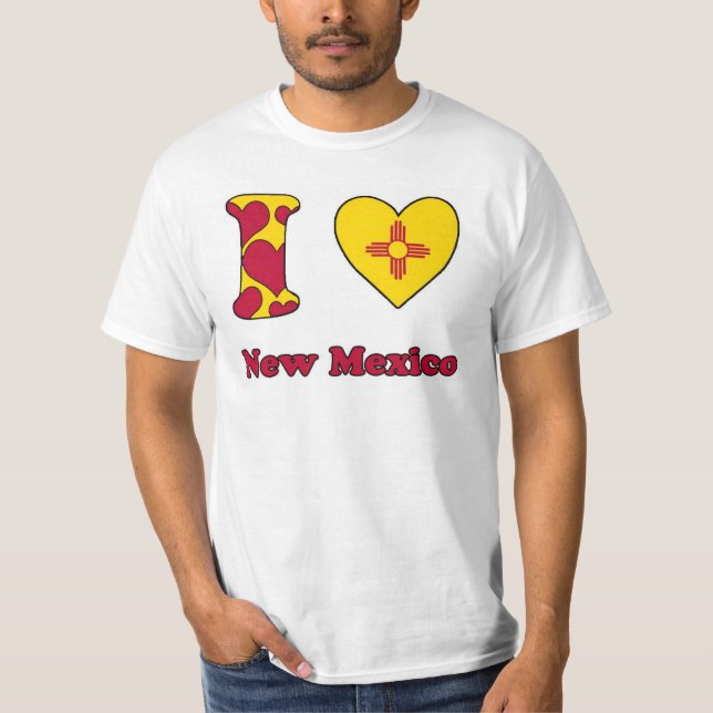 Camiseta Eu amo o Novo México (Frente)