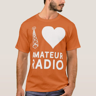 Camiseta Eu Amo O Operador Do Serviço De Rádio Amador