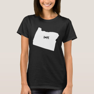 Camiseta Eu amo o Orgulho do Estado Americano do Oregon