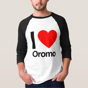 Camiseta eu amo o oromo