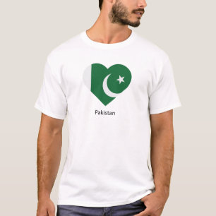 Camiseta Eu amo o Paquistão