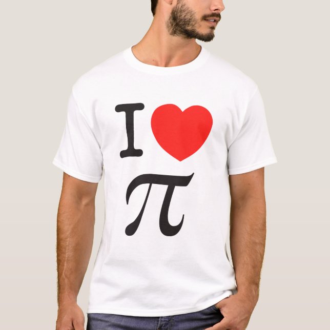 Camiseta Eu amo o pi (Frente)