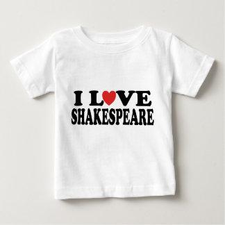 Camiseta Eu amo o presente de Shakespeare