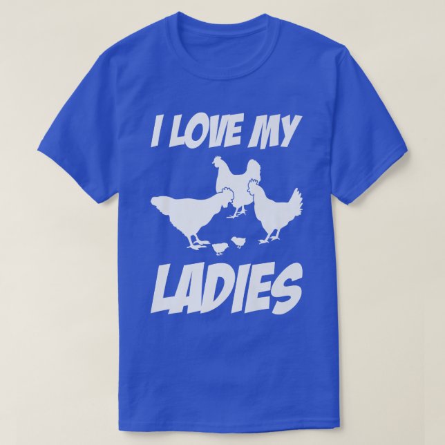Camiseta Eu Amo O Presente Do Fendeiro De Frango Das Minhas (Frente do Design)