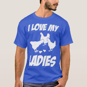 Camiseta Eu Amo O Presente Do Fendeiro De Frango Das Minhas
