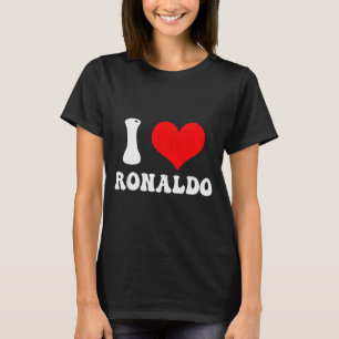 Camiseta Eu Amo o Primeiro Nome de Ronaldo Groovy Personali