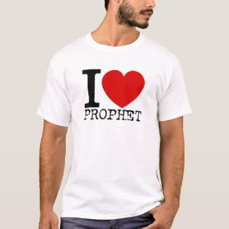 Camiseta Eu amo o profeta (o preto)