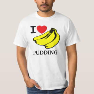 Camiseta Eu amo o pudim da banana